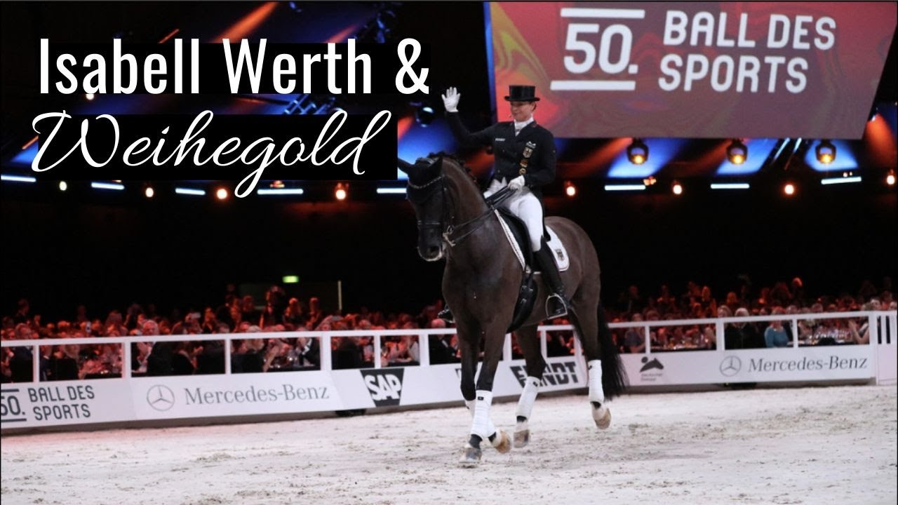 Isabell Werth & Weihegold 💕 | tanzen beim Ball des Sports | mit Monica Theodorescu