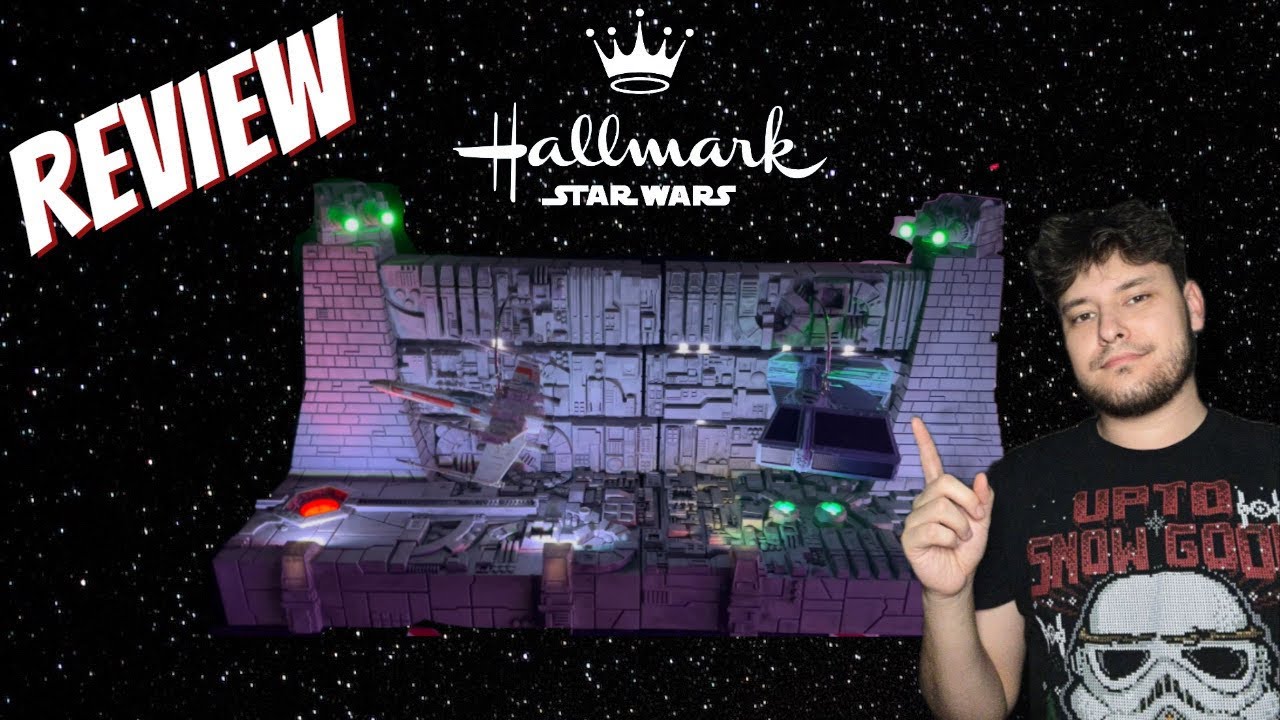 Star Wars Trench Run Hallmark A New Hope Ornament and Stocking Hanger Set With Light & Sound Review