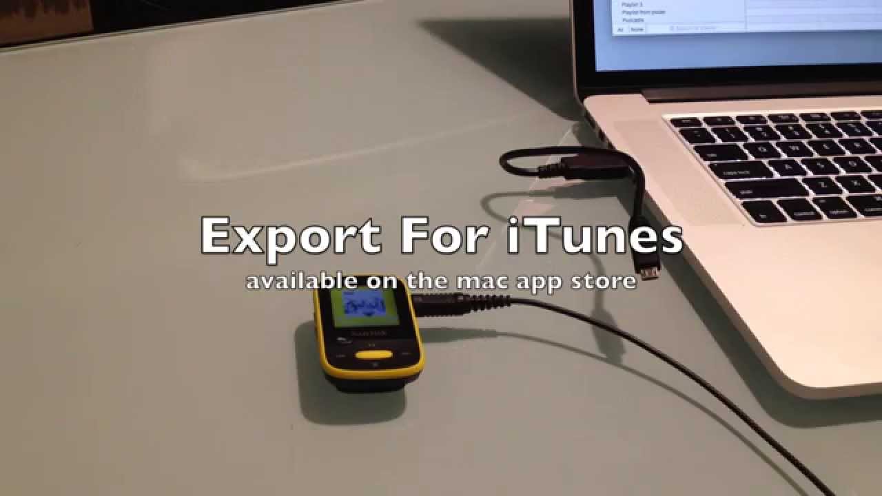 Transfer iTunes playlists to SanDisk Clip Sport MP3 Player (Mac)