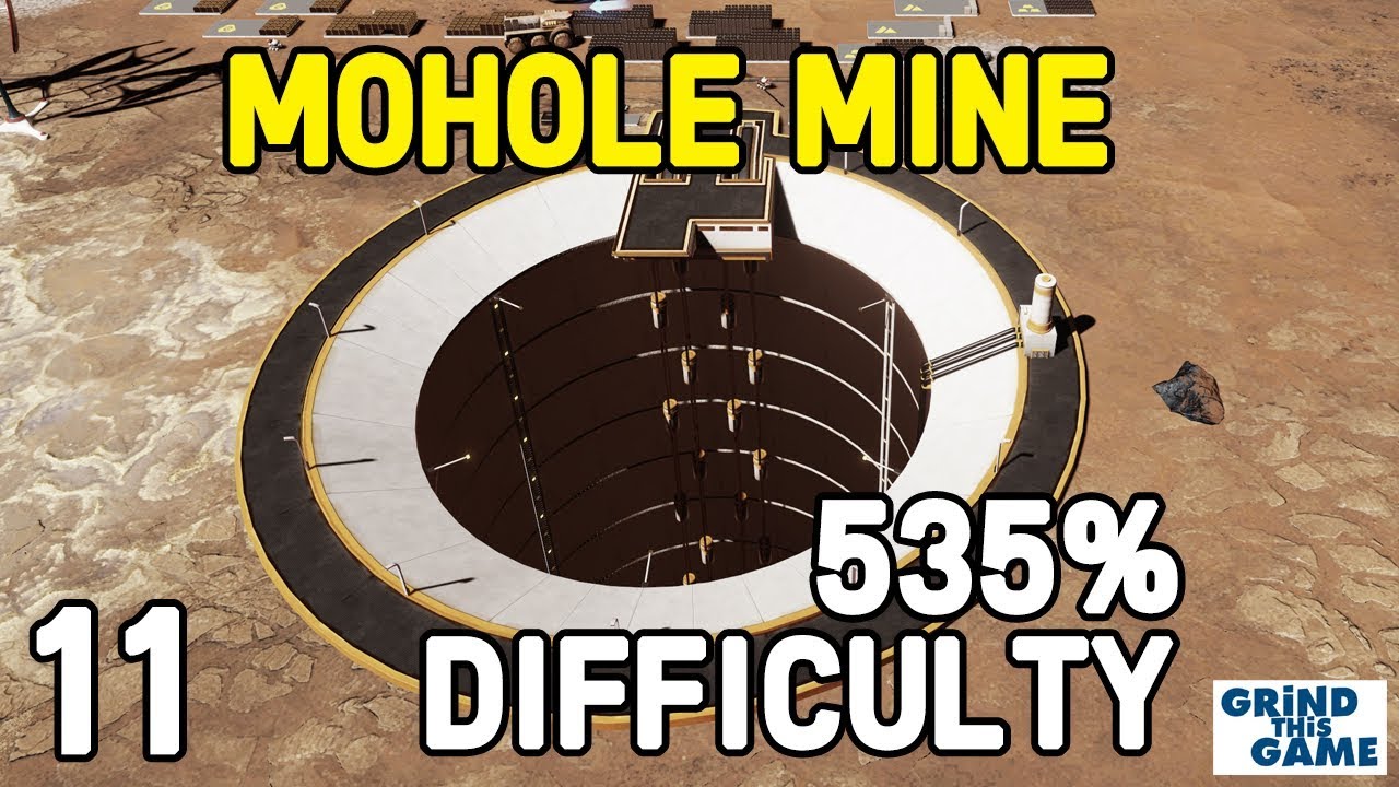Surviving Mars - MOHOLE MINE WONDER - TONS OF METAL #11 - (535%) DIFFICULTY Playthrough [4k]