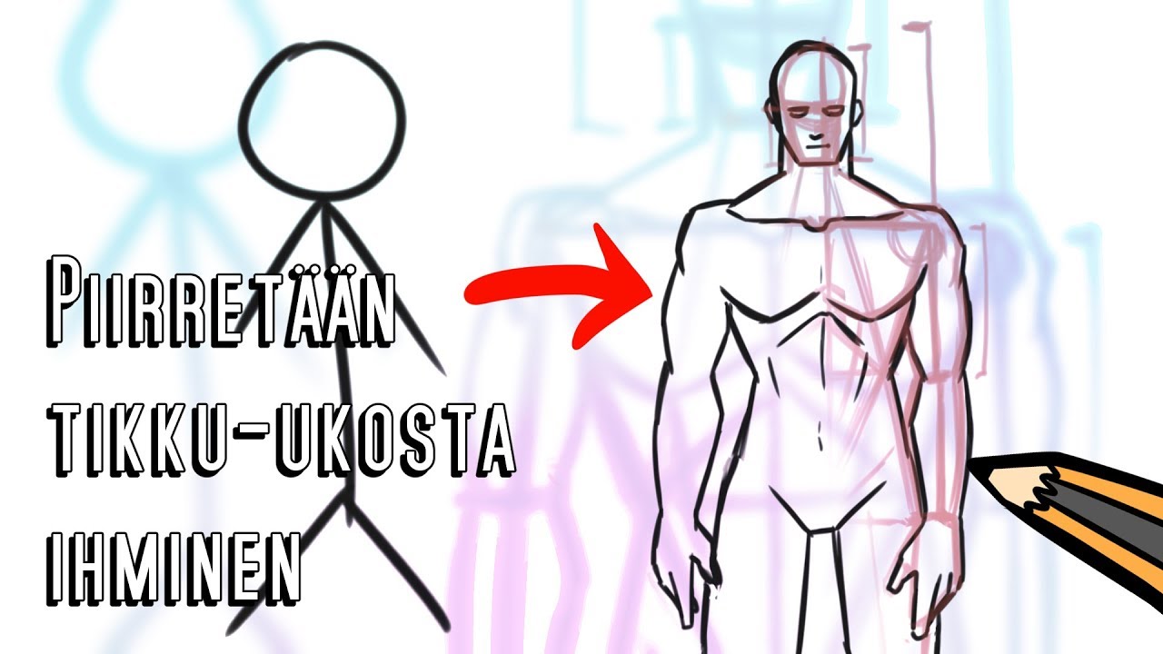 Piirretään TIKKU-UKON avulla IHMINEN! [TUTORIAALI]
