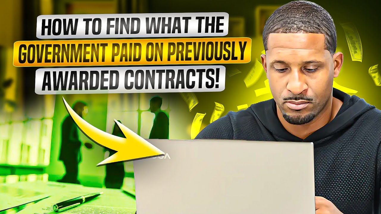 How to find what the government paid on previously awarded contracts! #govcon #governmentcontracting
