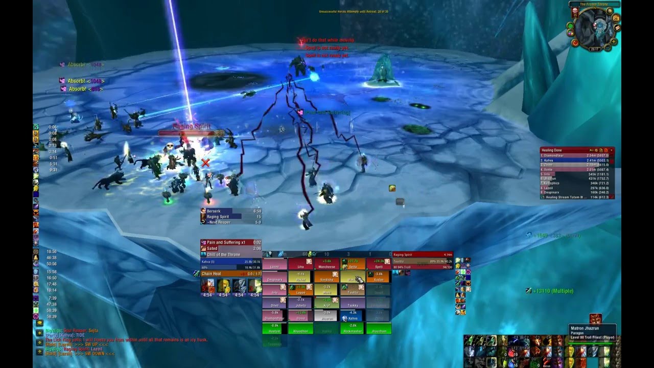 Paragon VS Lich King 25 Hardmode part 2 of 3