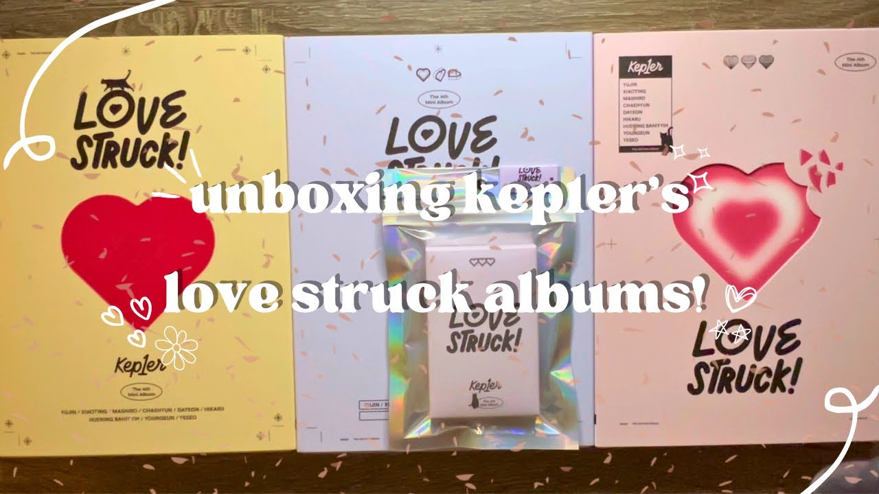 🤍 unboxing kep1er’s 4th mini album love struck! | unboxings #18