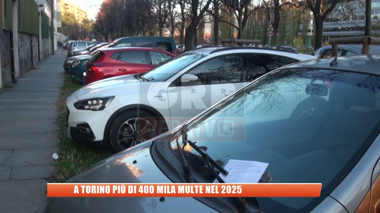 A Torino più di 400 mila multe nel 2025