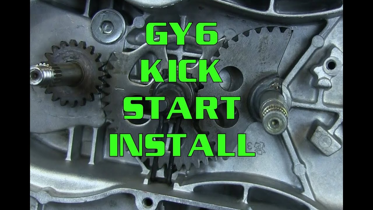 How-To : GY6 125 / 150 Kick Start Gear Installation (Scooter, Kart, ATV)