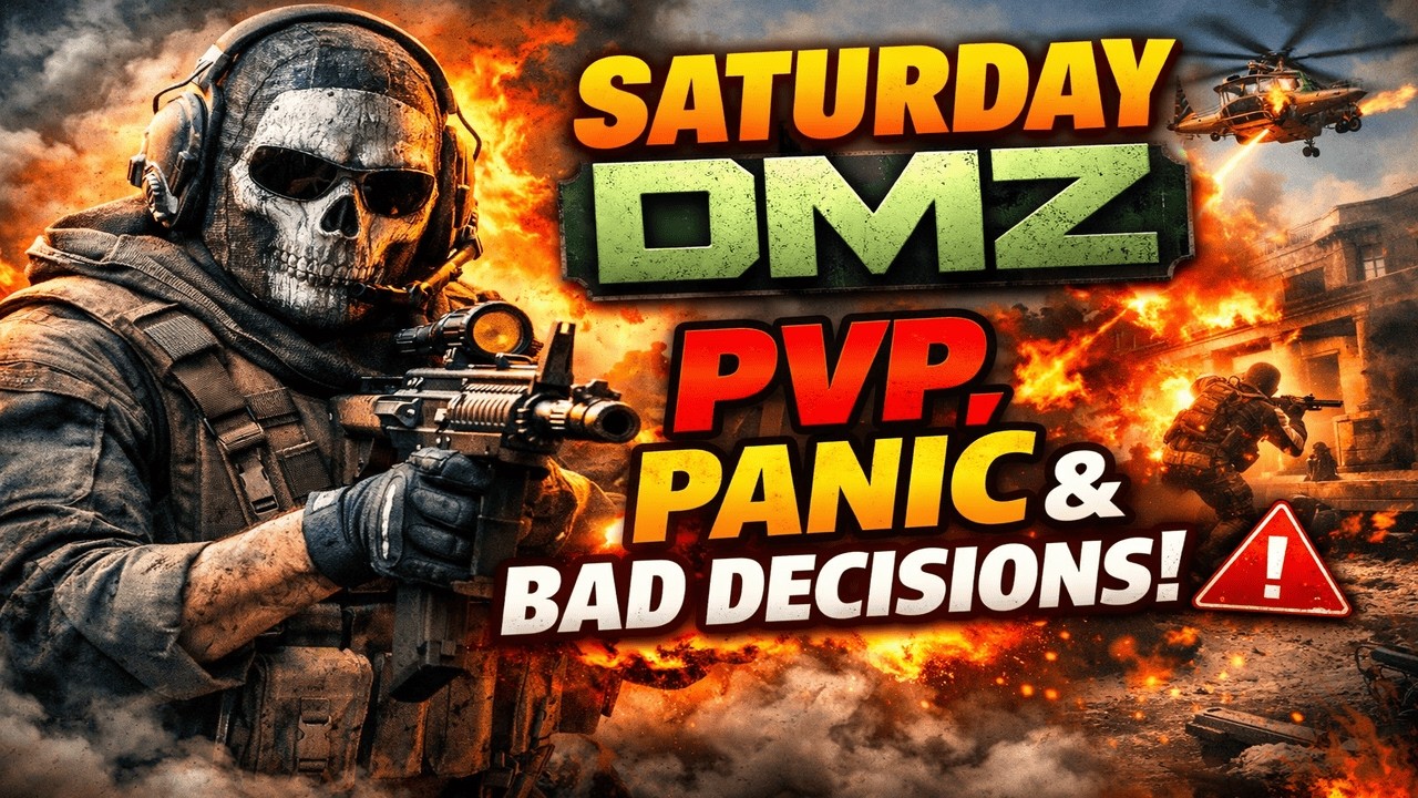 Live Now: 🔥 Saturday DMZ | PvP, Panic & Bad Decisions!!!! On our way to 400 Subs!