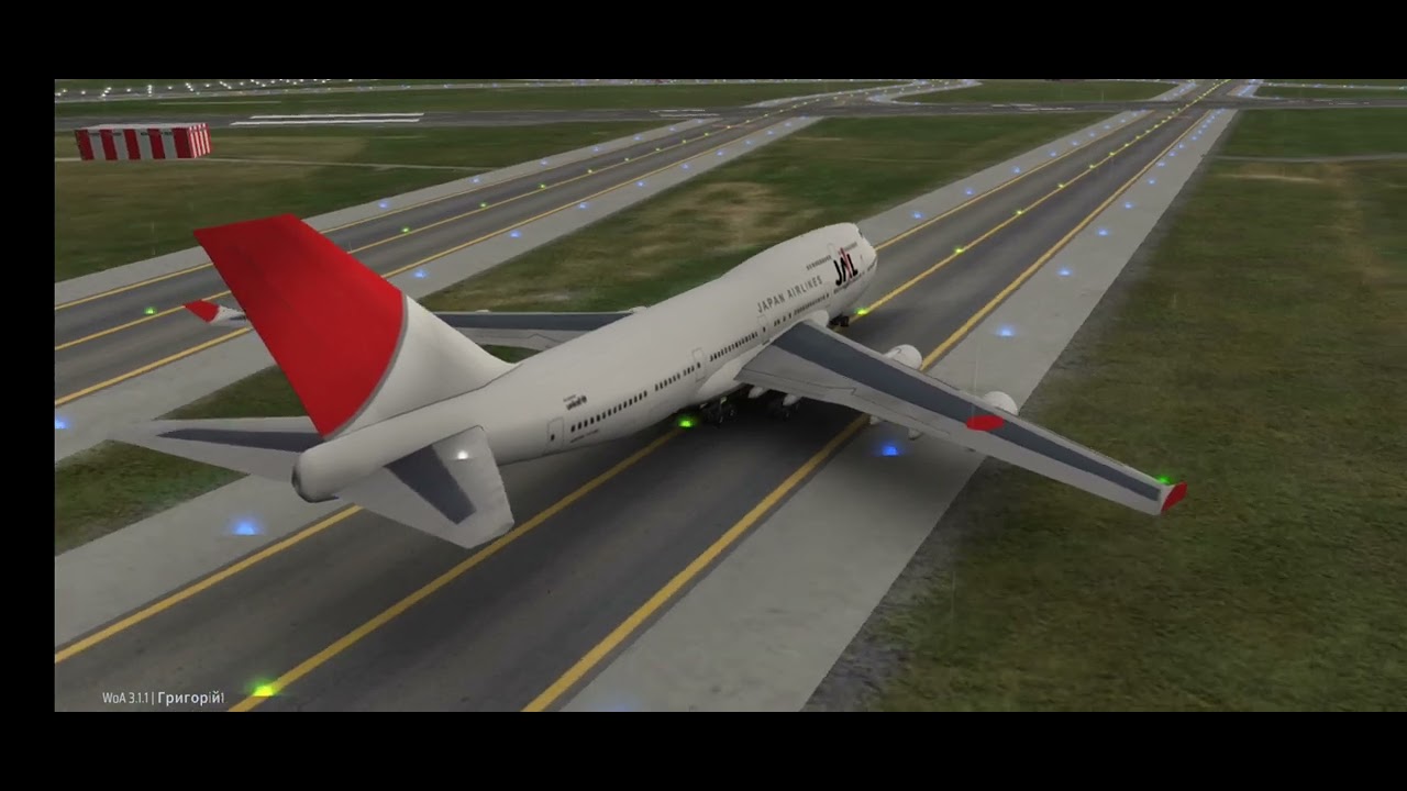 B744 BOEING 🛫 JAPAN AIRLINES ✈️ WORLD OF AIRPORTS 🛬 