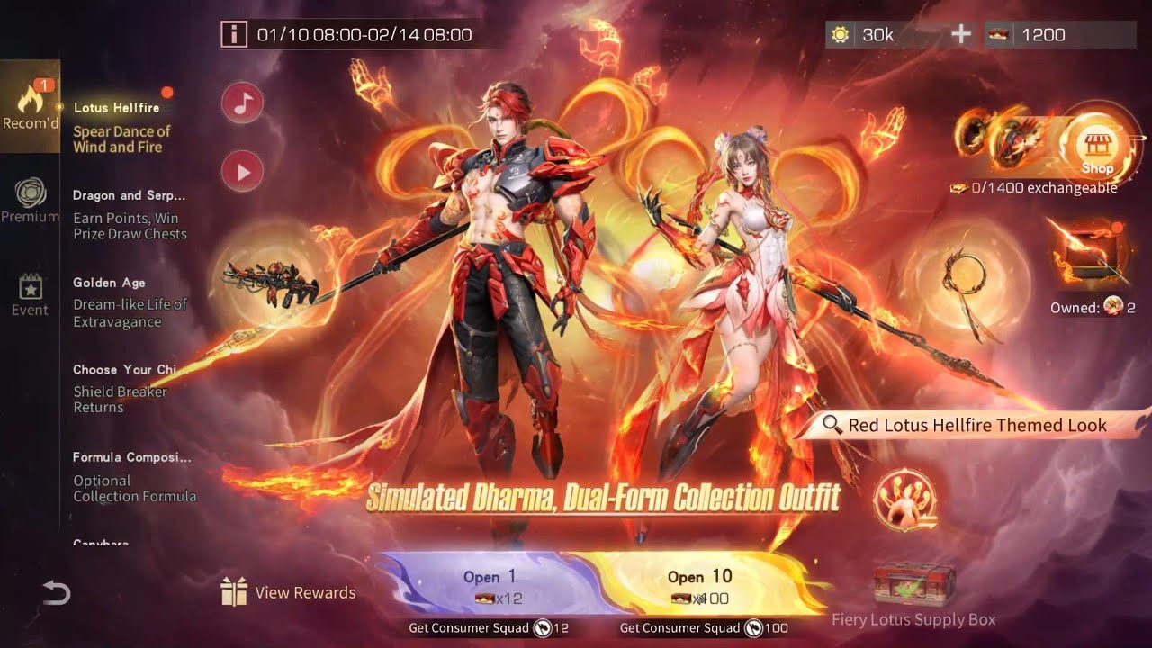 Life After 明日之后- Red Lotus Hellfire Gacha