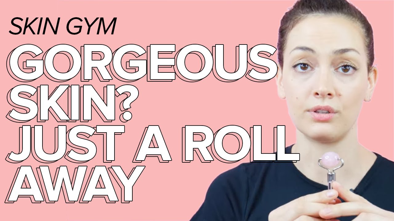 Rose Quartz Facial Roller | Skin Gym