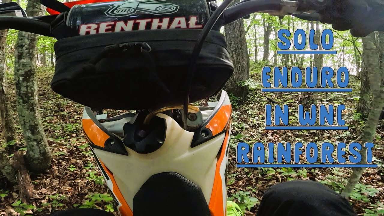 SOLO ENDURO in the (RAINY) Blue Ridge Mountains!