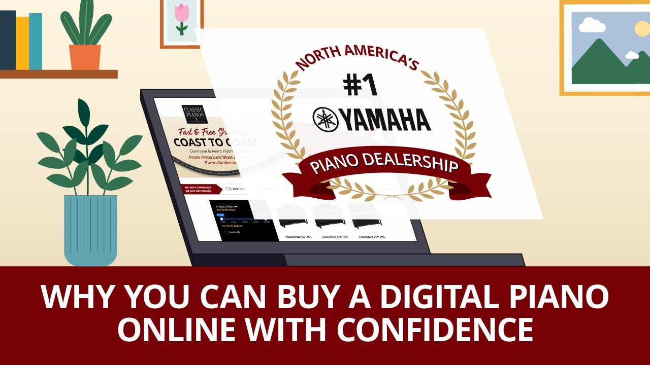 Buy a Digital Piano Online With Fast & Free Nationwide Shipping From Classic Pianos
