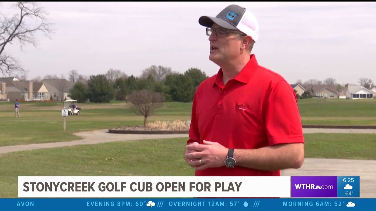 Some golf courses are ope