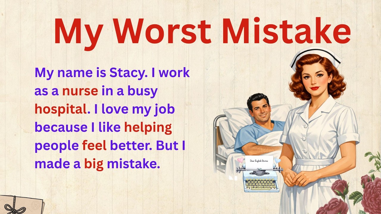 My Worst Mistake ⭐ Learn English Through Stories Level 3 | Graded Reader | Emotional Story