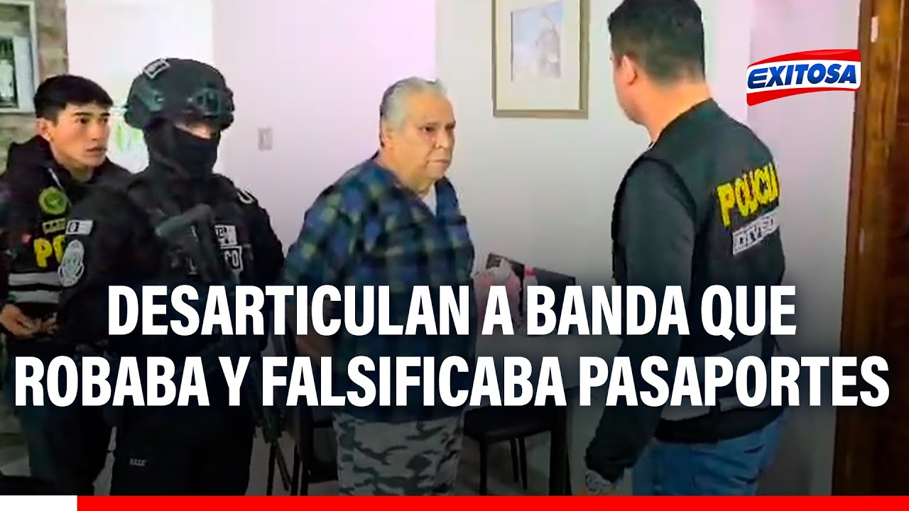 🔴🔵'Los Reyes del Pasaporte': Desarticulan a banda que robaba y falsificaba pasaportes de extranjeros
