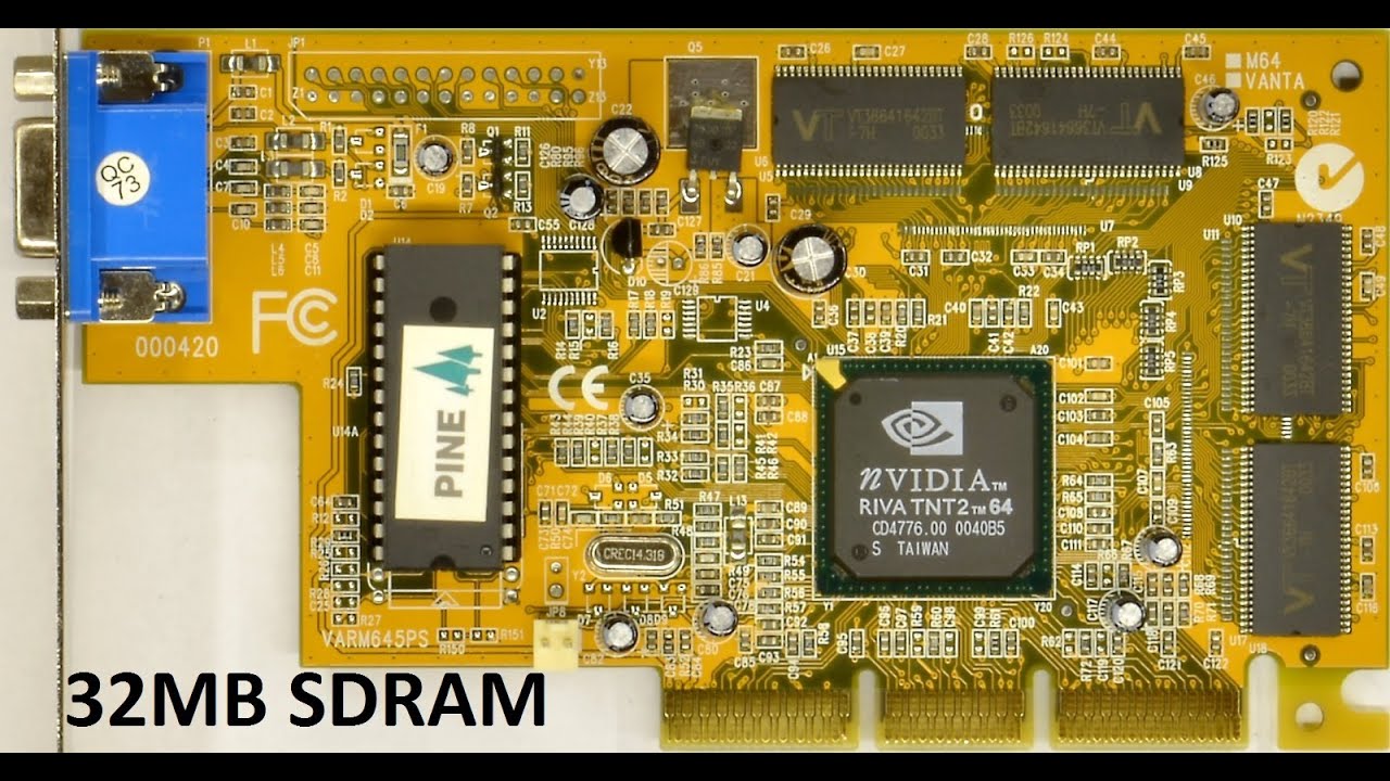 NVidia Riva TNT2 небольшой обзор