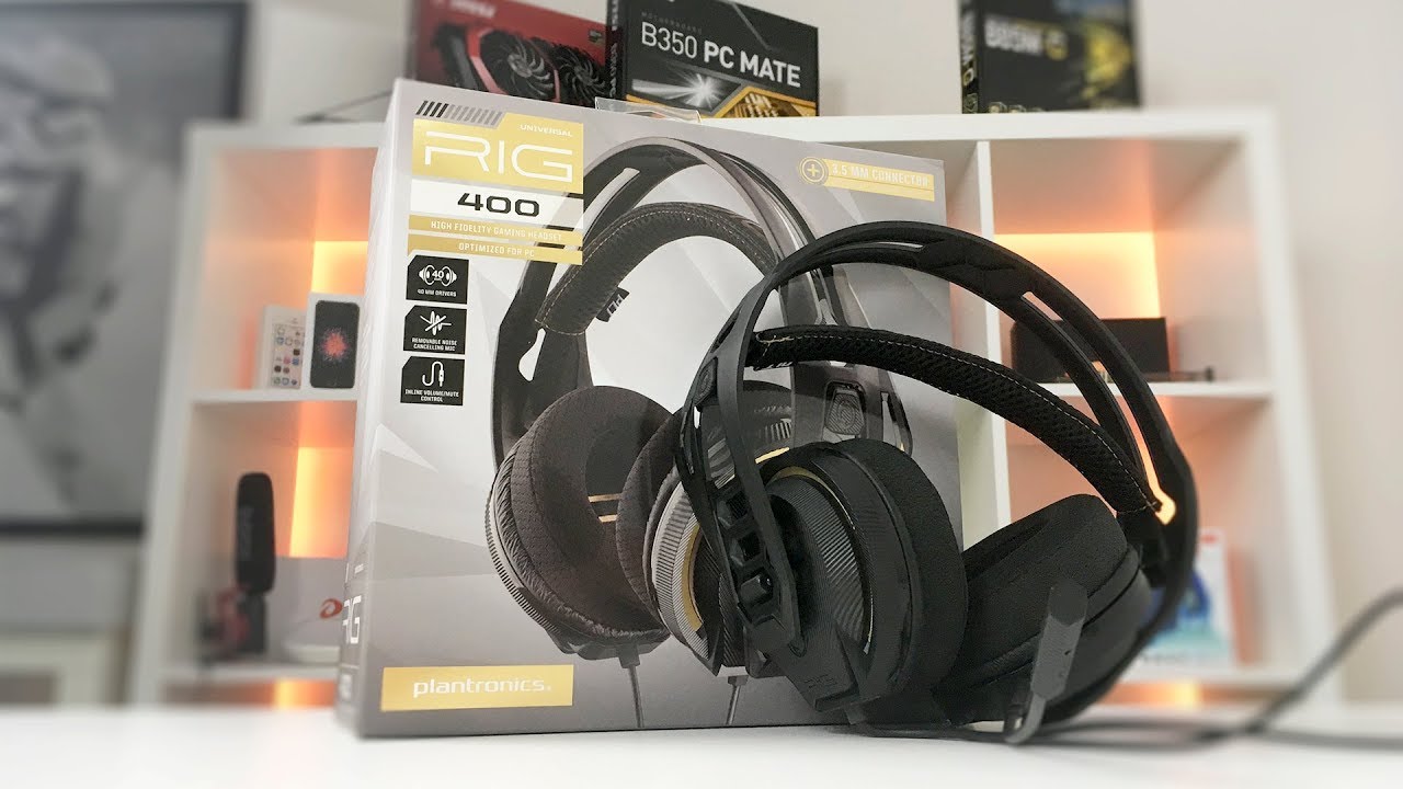 Обзор:  Plantronics RIG 400 – Лучшие игровые наушники за 2500 Руб?