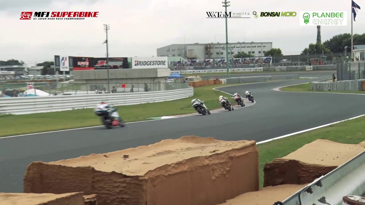 2019 MFJ SUPERBIKE  :  TSUKUBA Rd4 J-GP3 "Race2" Race In Action