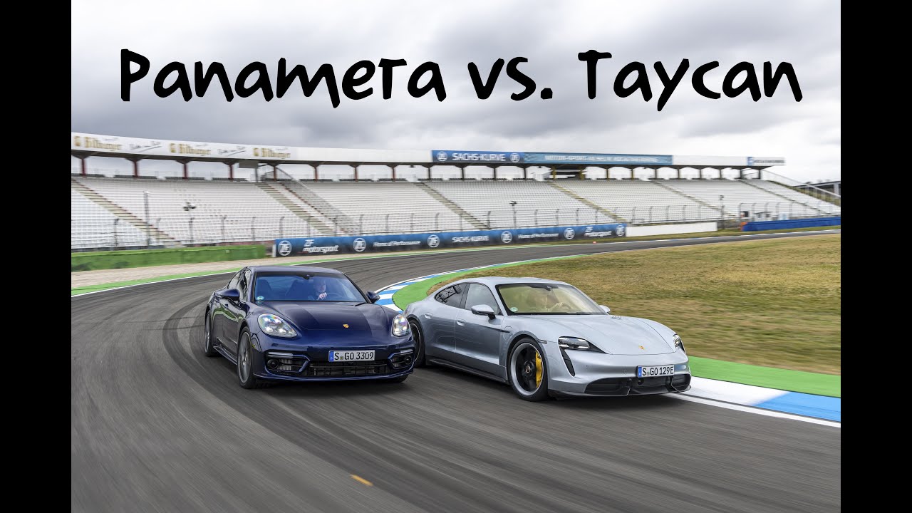 Porsche Taycan vs. Panamera // Turbo S // Hockenheimring Hot Lap Tracktest