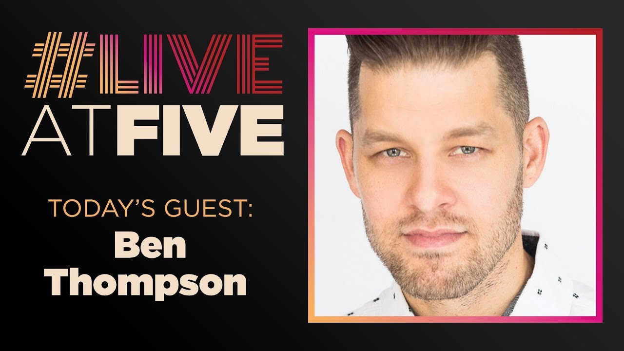Broadway.com #LiveatFive with Ben Thompson of WAITRESS