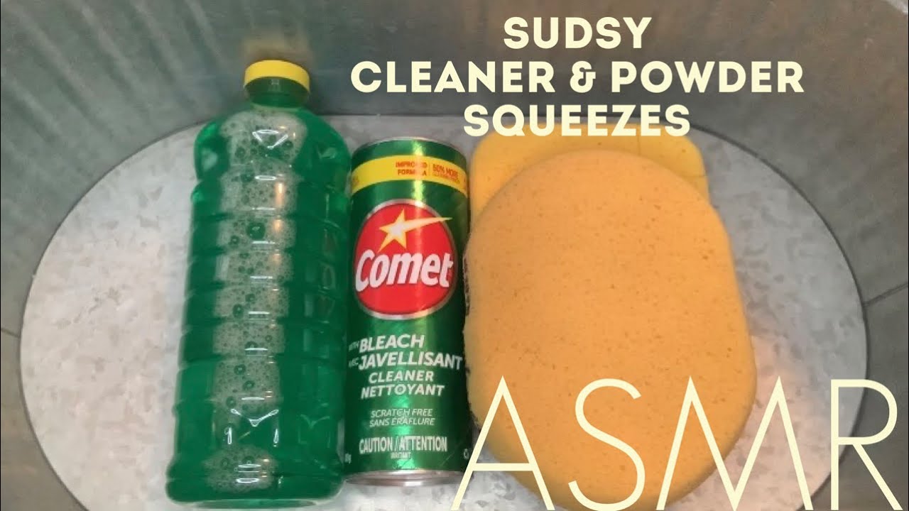 ASMR | Sudsy Cleaner & Powder Squeeze