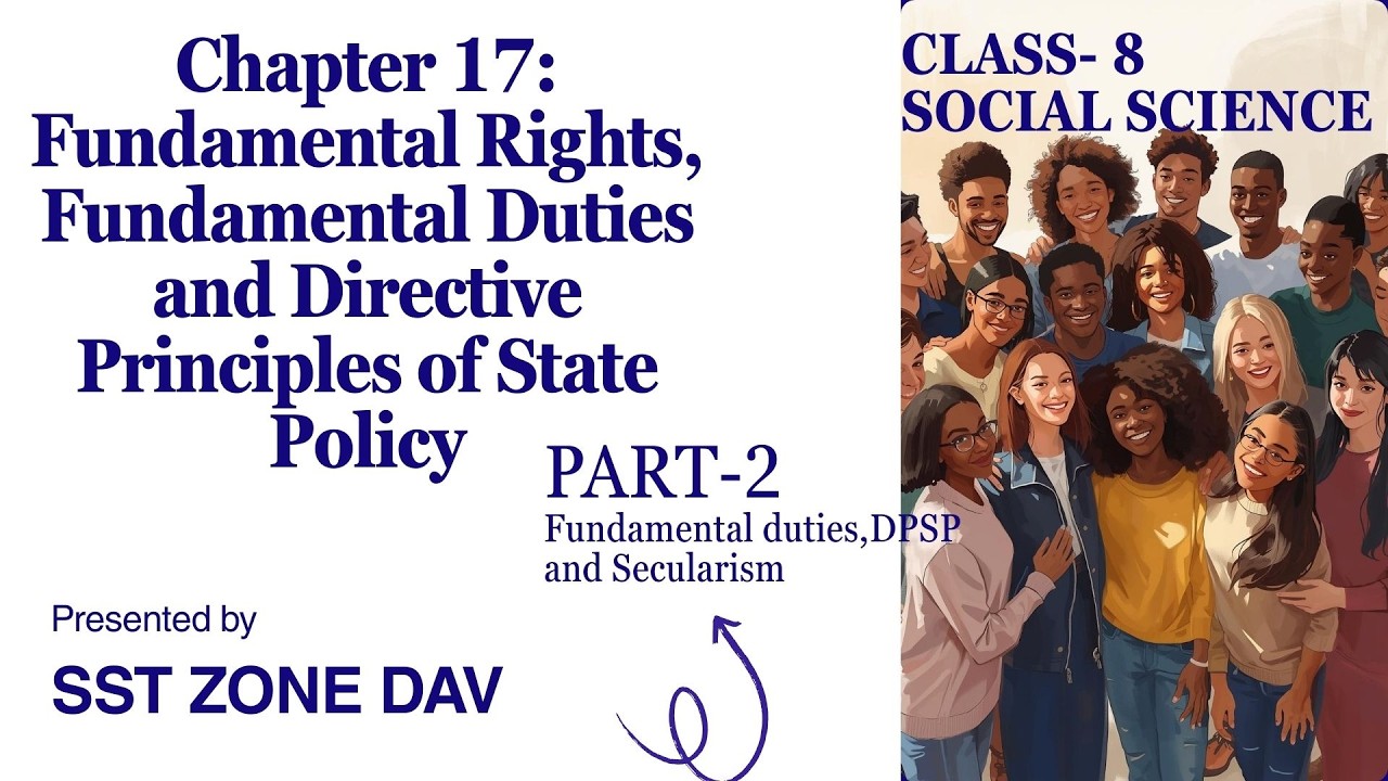 FUDAMENTAL RIGHTS,DUTIES AND  DIRECTIVE PRINCIPAL OF STATE POLICY,PART-2,CLASS-8,DAV,SOCIAL SCIENCE
