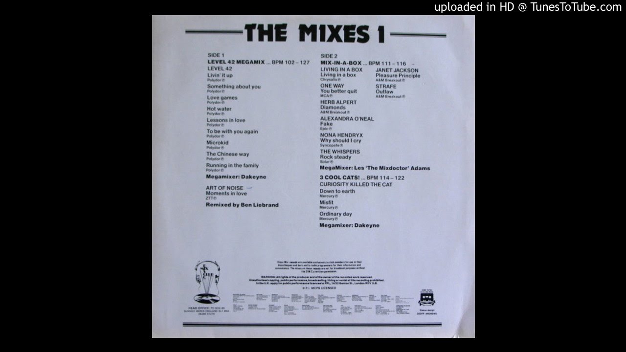 Mix in a box (DMC megamix by Les Adams 1987)
