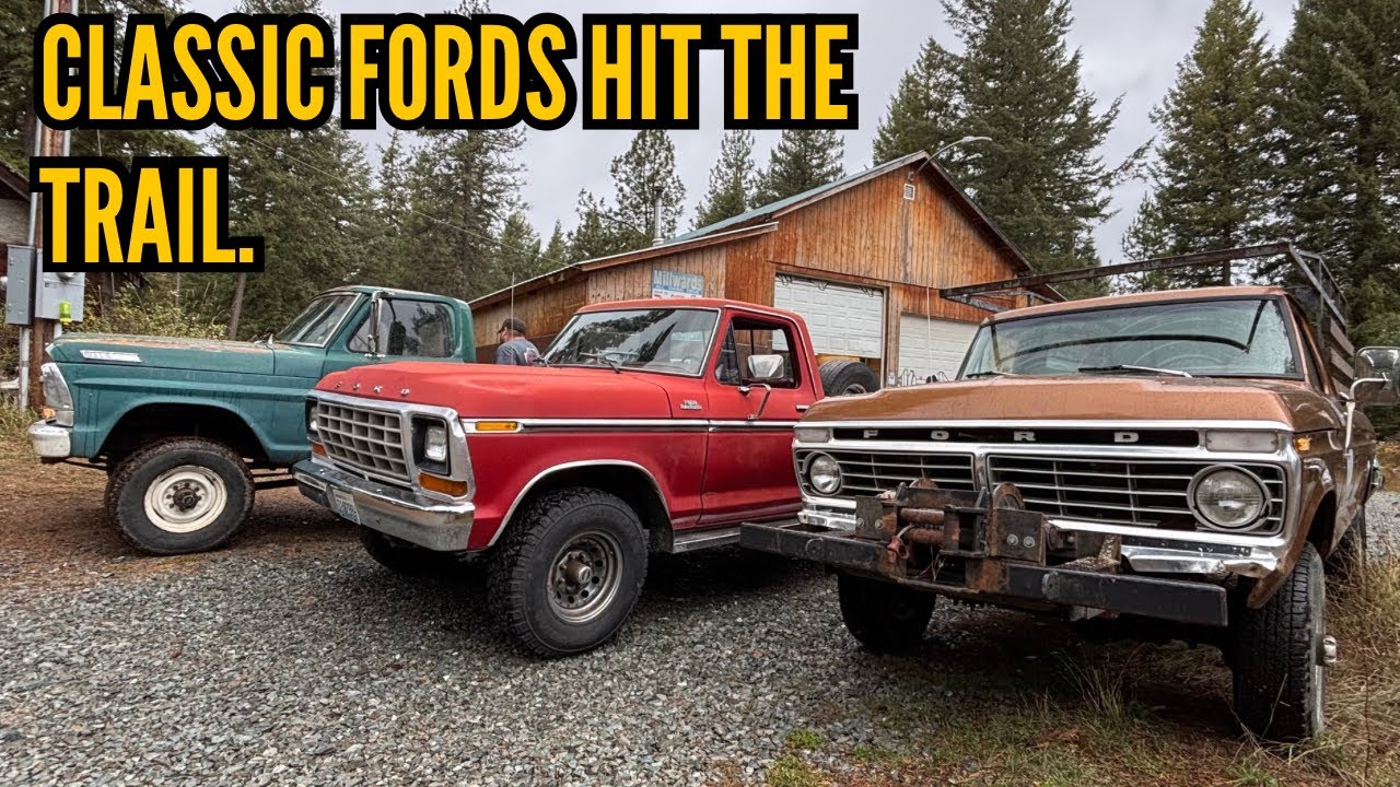 Классические внедорожные грузовики Ford. Ремонт боковин, вмятин и тормозов.