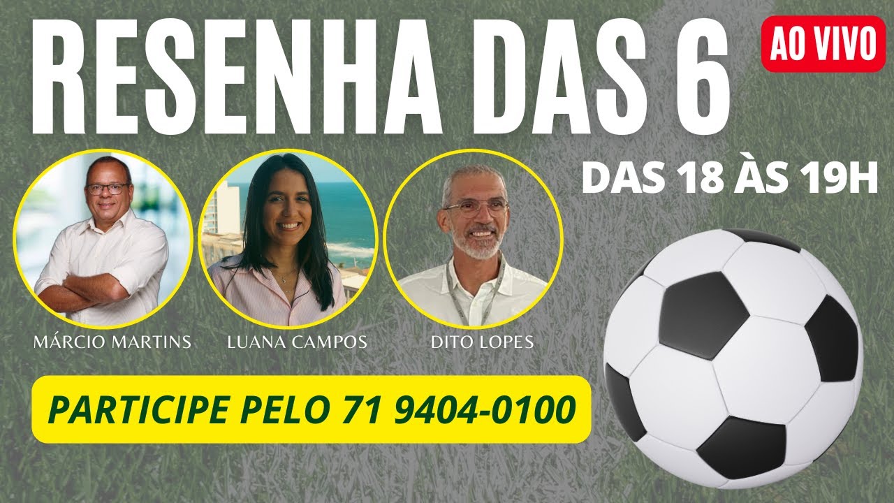 RESENHA DAS 6 (24/10/25)