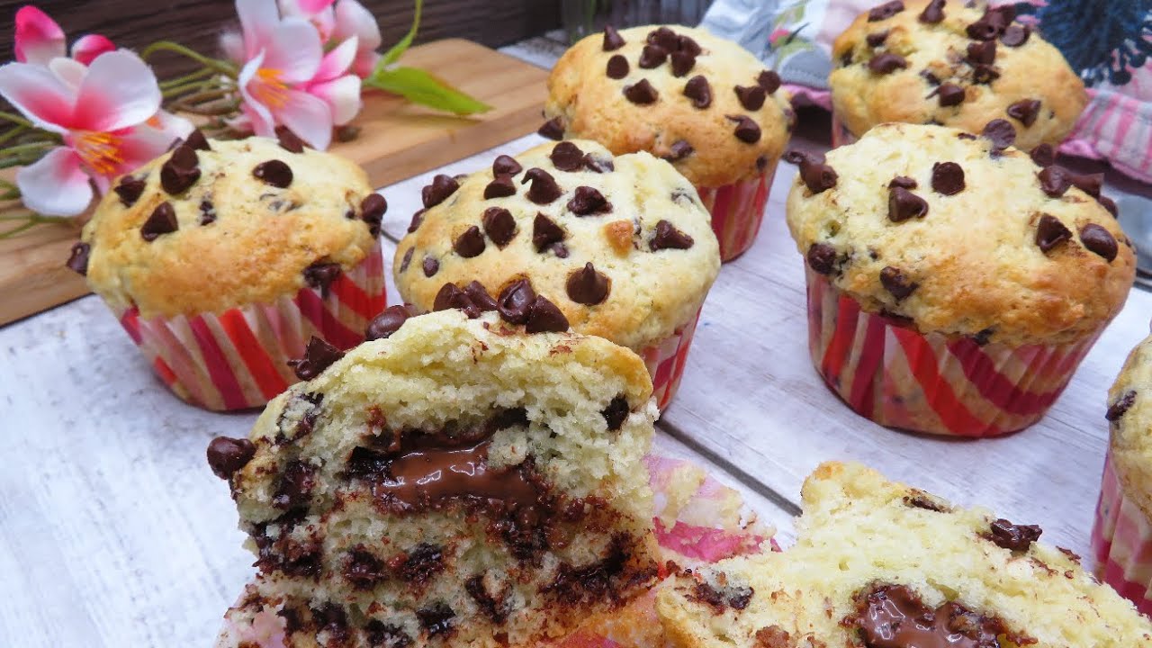 Muffins aux pépites de chocolat
