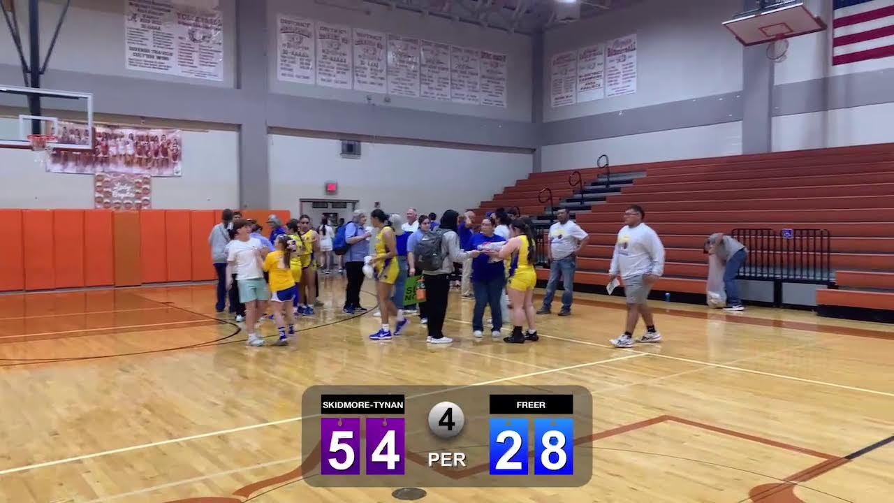 Skidmore-Tynan Lady Cats vs Freer Lady Buckaroos (Bi-District) Postgame