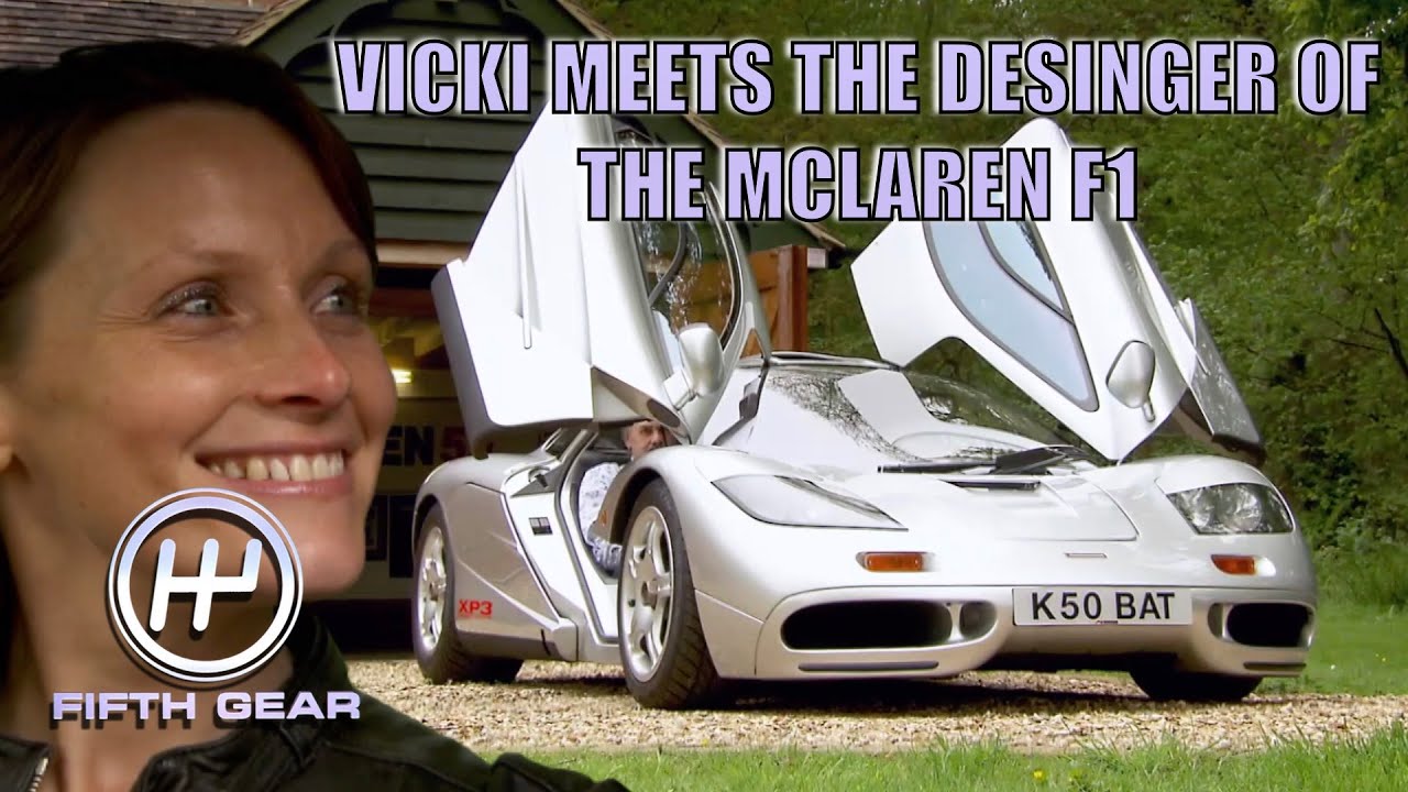 Vicki Meets the designer of the McLaren F1 | Fifth Gear Classic