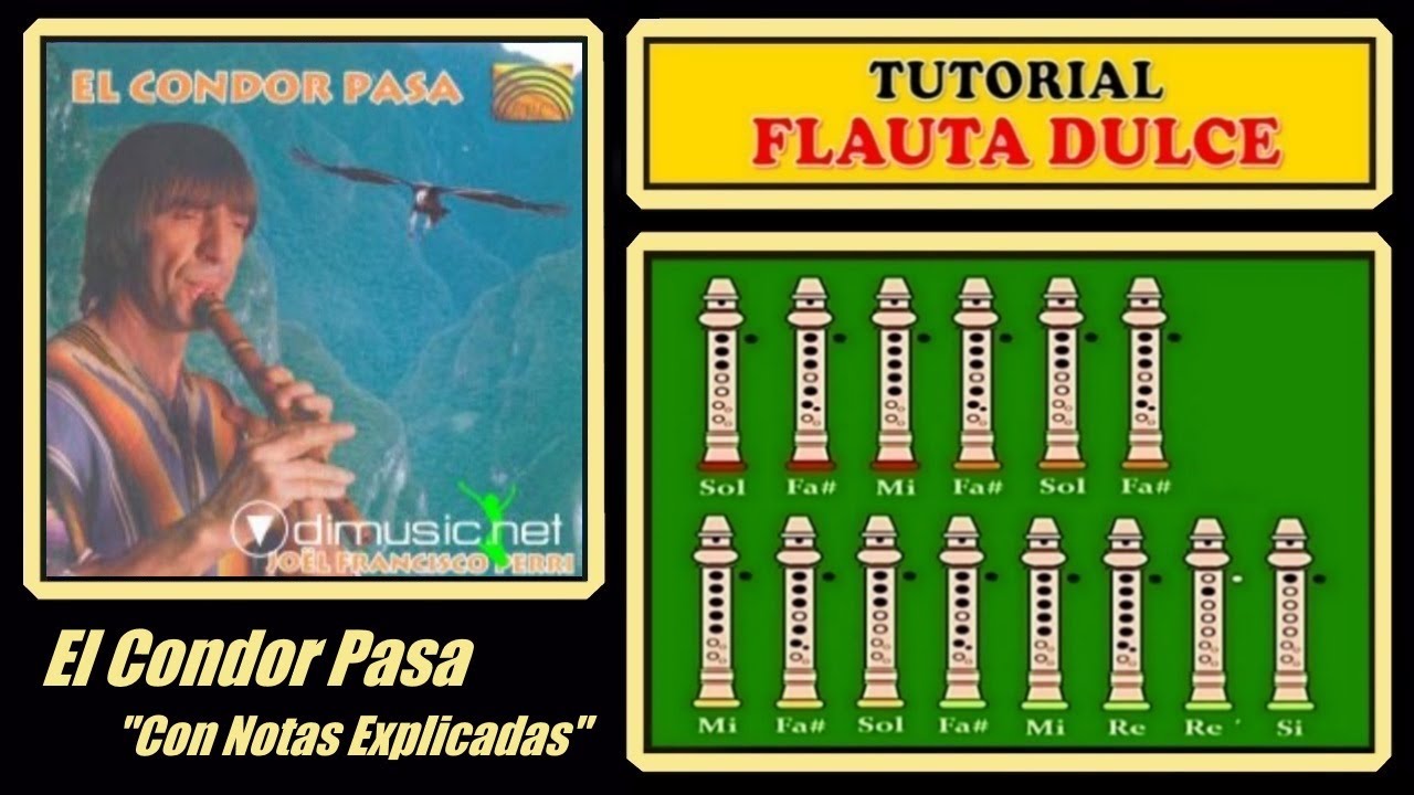 El Cóndor Pasa en Flauta Dulce 