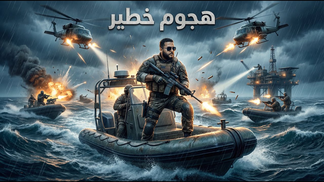 قراند 5 :هجمت علي مكان في منتصف البحر😱🔥 | GTA V !! 🔥