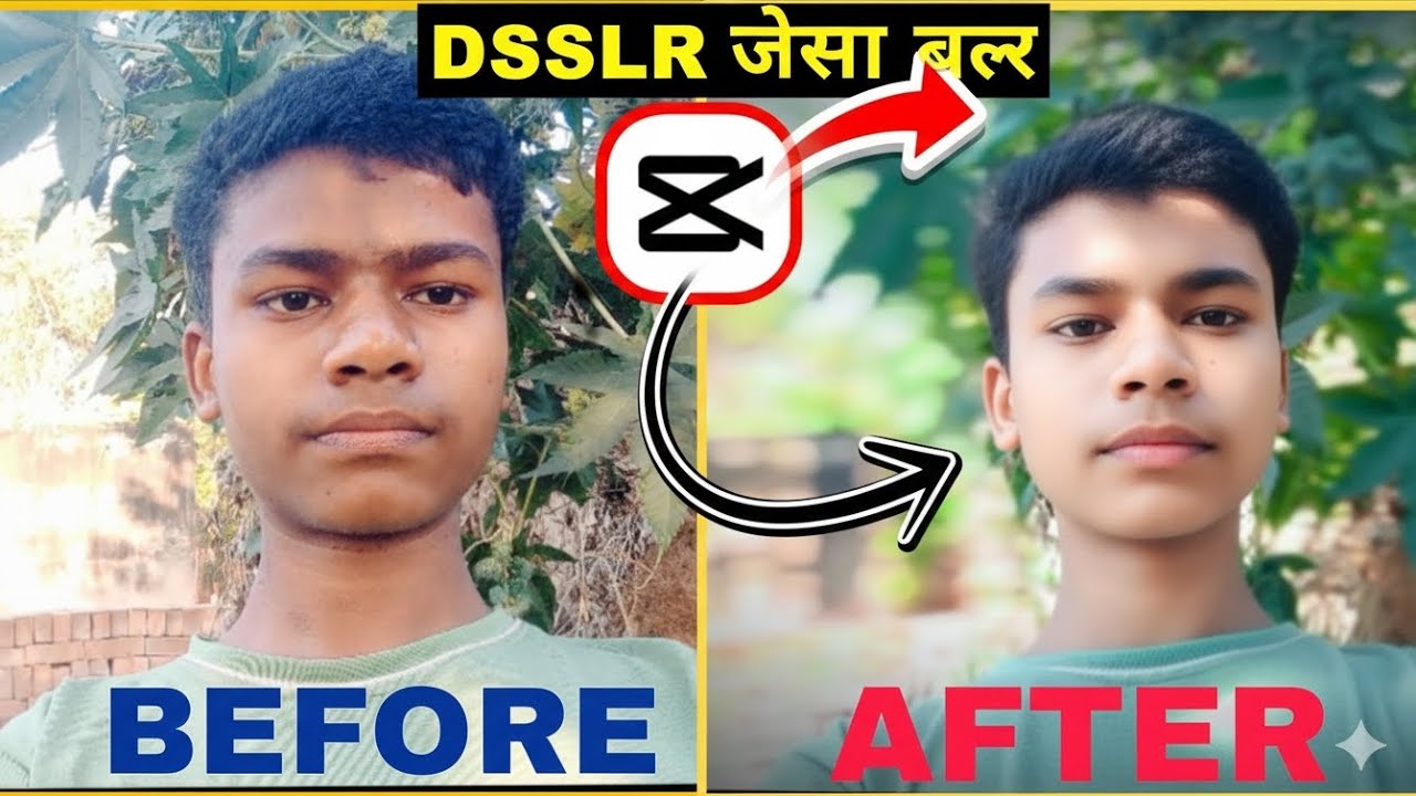 How To Blur Video Background In  Mobile🔥New Trick😈CapCut Video Editor 
