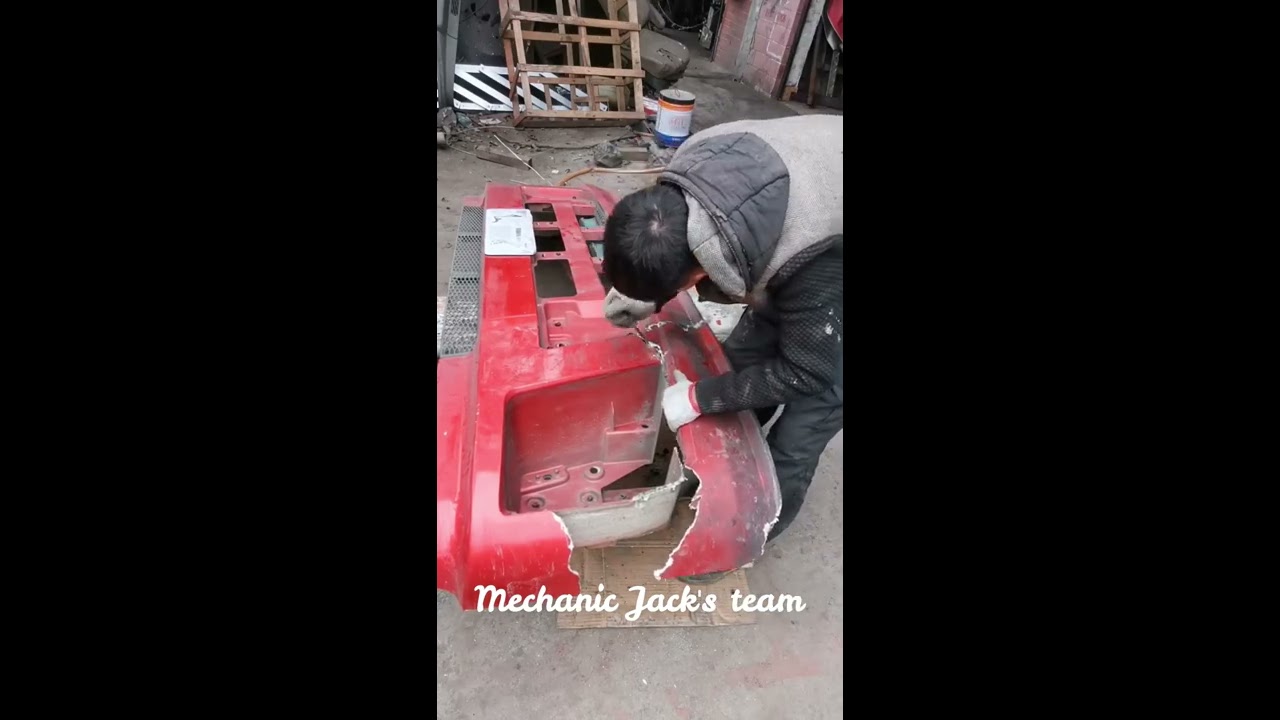 Repairing Bumper with Fiber glass |Restoration