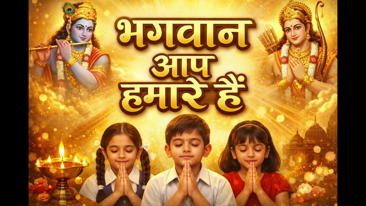 भगवान आप हमारे हैं 🙏 | Beautiful Bhakti Song | Radha Krishna Bhajan | Latest Devotional Song