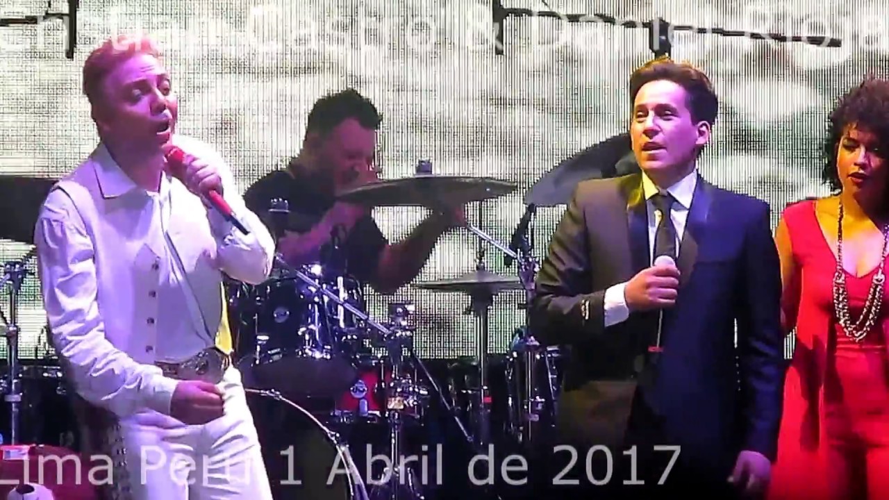 CRISTIAN CASTRO Y DANIEL RIOJA  Juntos en LIMA PERU 2017
