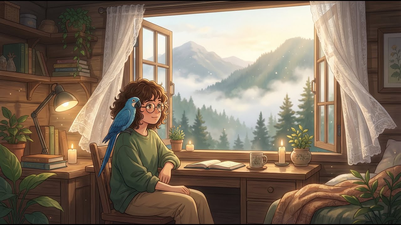 👉 Lo-fi nas Montanhas com Névoa 🌄 | Música para Estudar, Relaxar e Focar