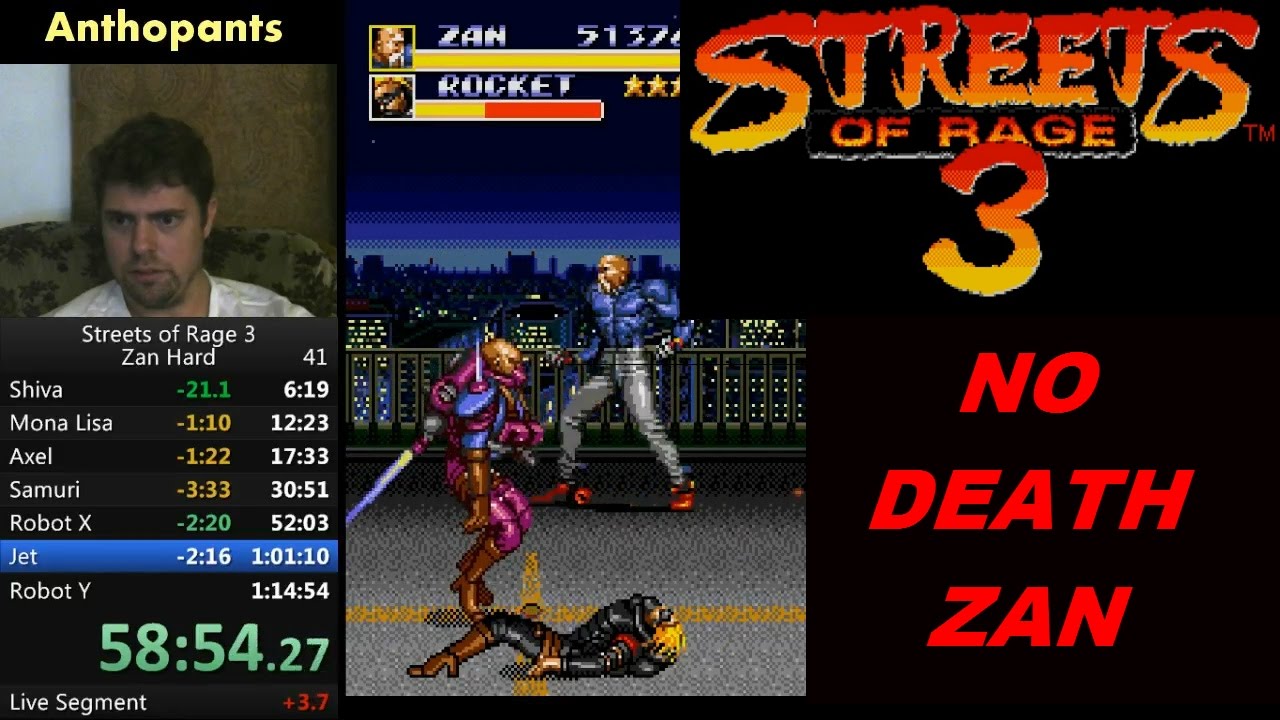 Streets of Rage 3 No Death