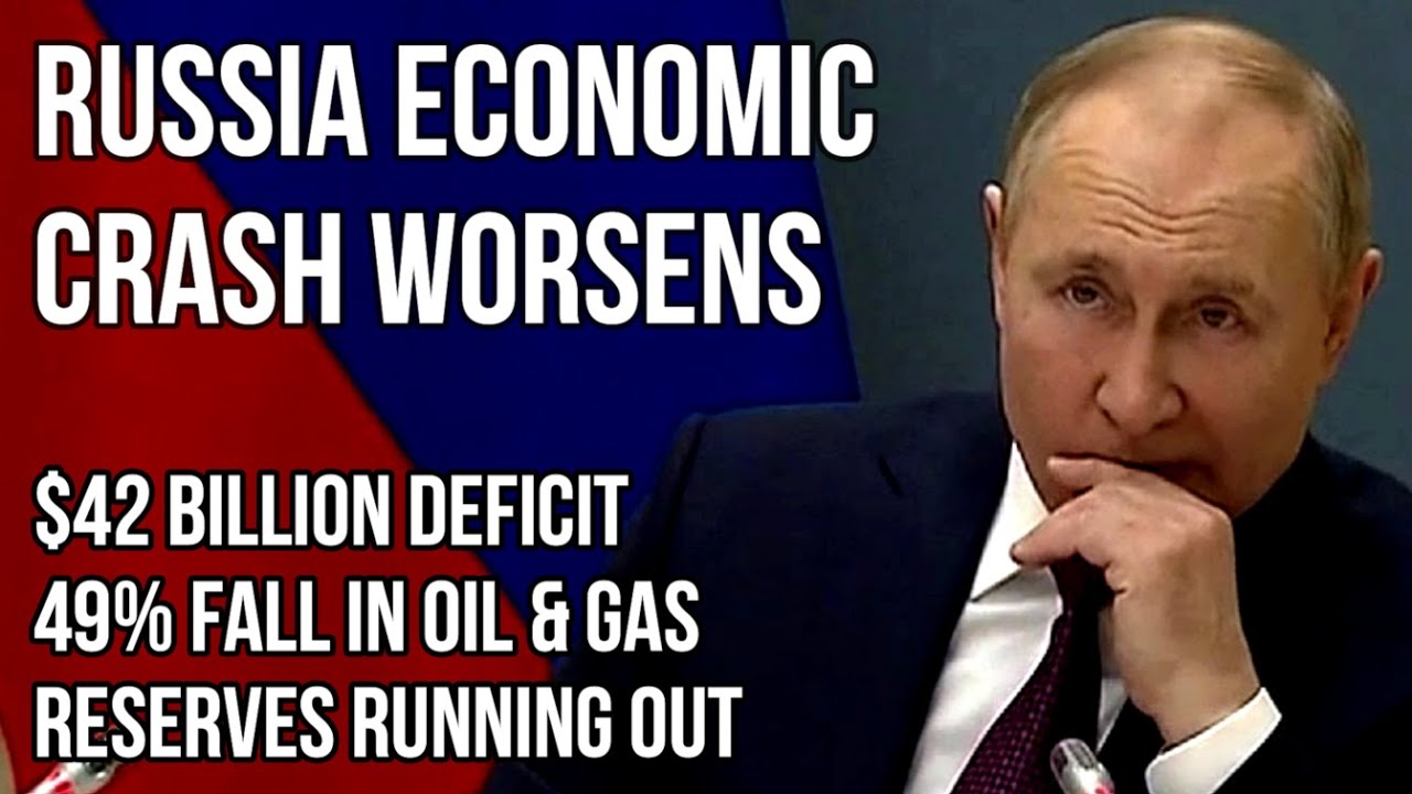 RUSSIAN Economic Crash Deepens as Oil & Gas Revenues Crash & Economy Suffers $42 Billion Deficit