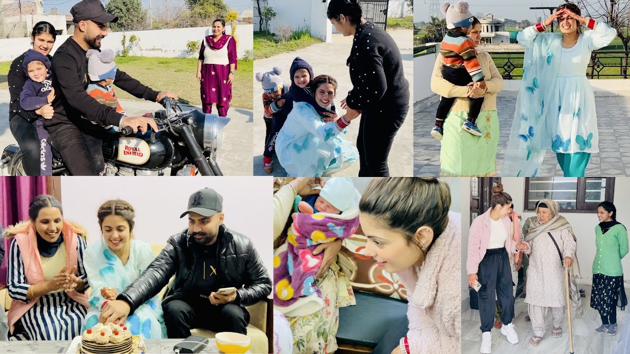 BABY BOY | ASI CHALE KIRAT DE NANKE | INDER & KIRAT BABY SITTING | INDER & KIRAT