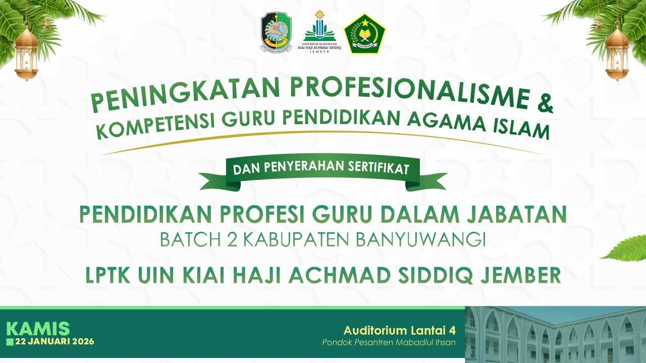 PENGUKUHAN GURU PROFESIONAL PPG DALAM JABATAN BATCH 2 TAHUN 2025