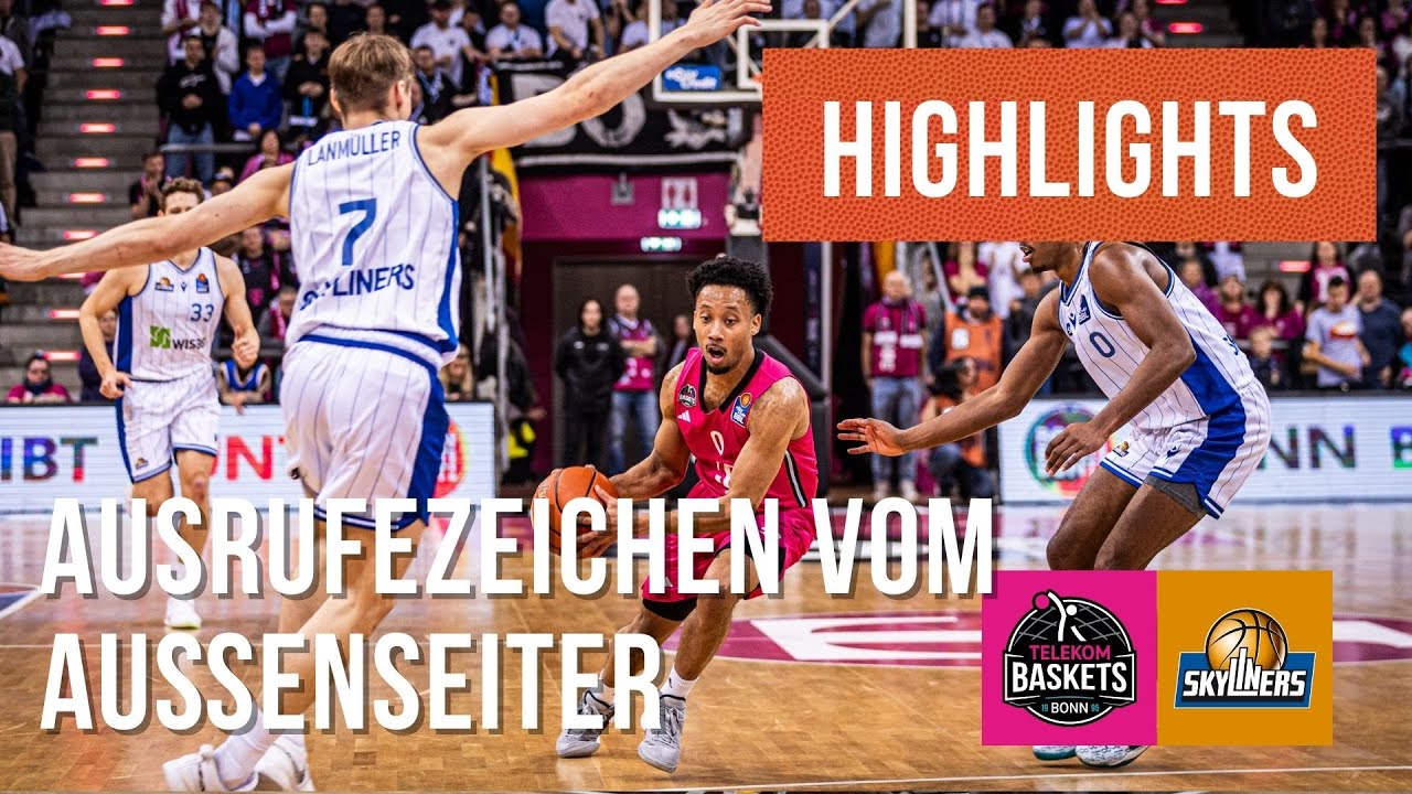 Highlights: Telekom Baskets Bonn - SKYLINERS Frankfurt (Saison 2024/25) | easycredit BBL