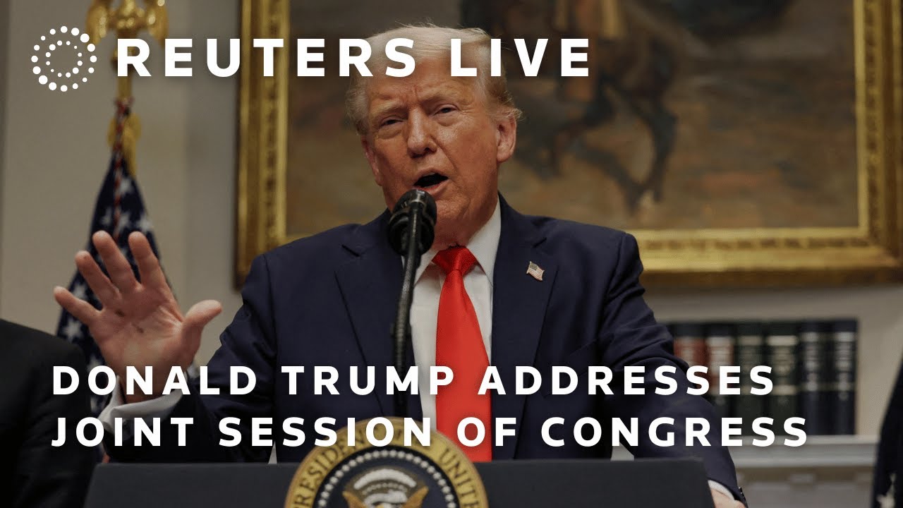 LIVE: Donald Trump addresses joint session of Congress | REUTERS