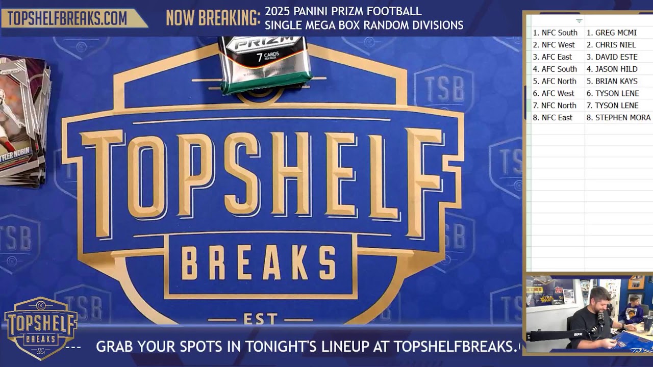 2/20/26 - Friday Night Breaks! Select Football and More!