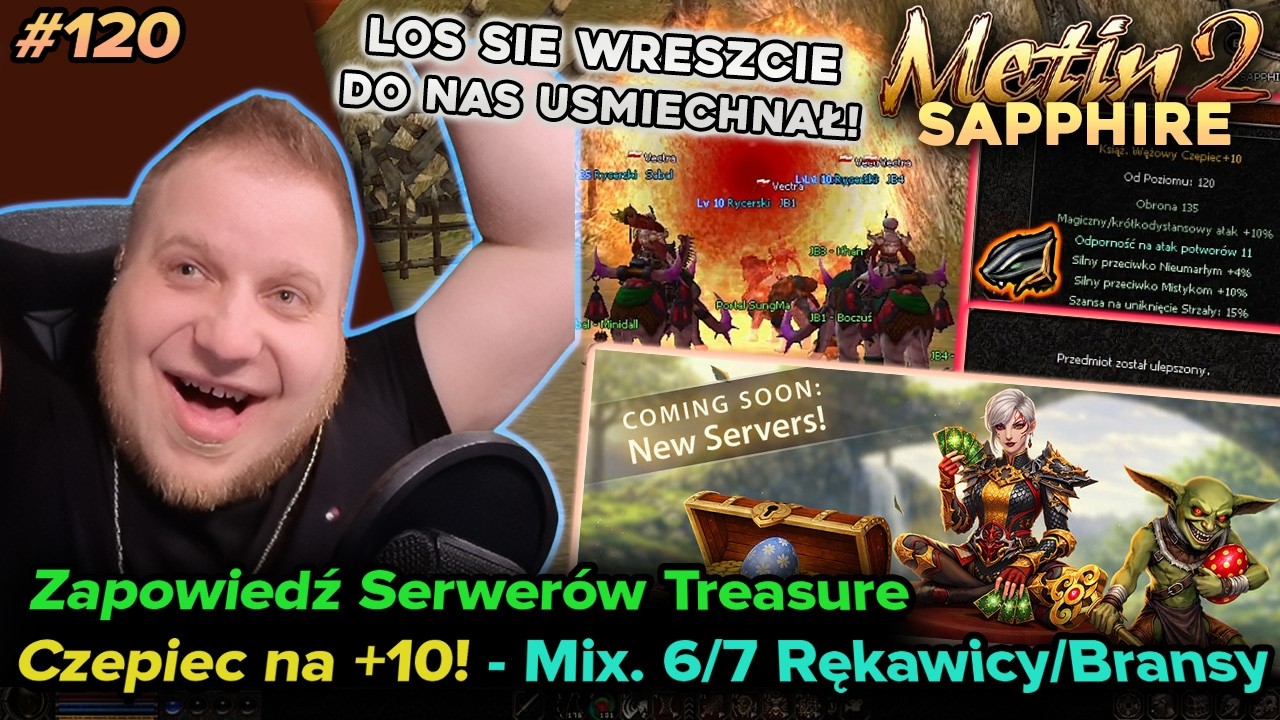 Sabal - Metin2 - Sapphire - Zapowiedź nowych serwer&oacute;w, ulepszanie Czepca na +10 i mixowanie 6/7 - 21
