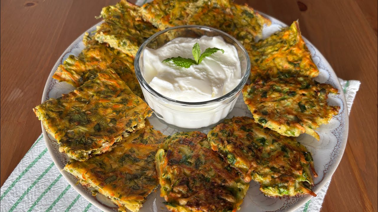 Turkish Zucchini Fritters (Mücver) | Crispy & Delicious