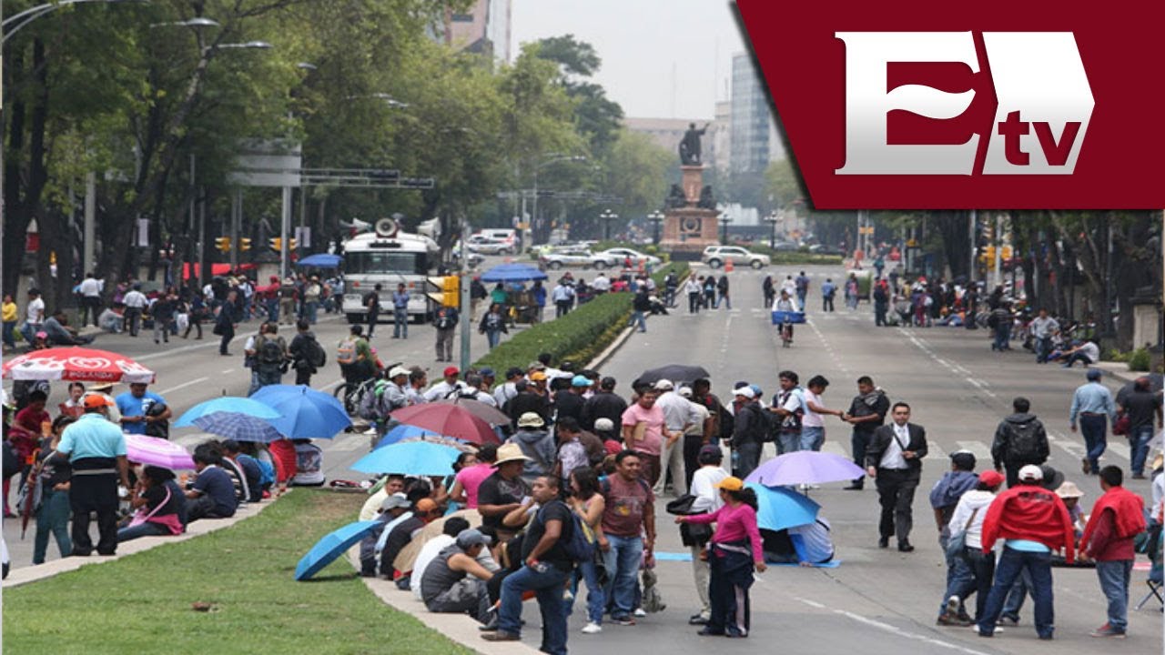 ÚLTIMA HORA CNTE marcha hacia los Pinos / Excélsior Informa con Idaly Ferrá