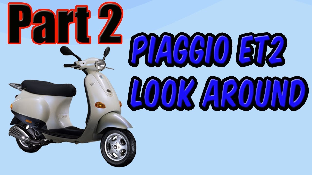Vid 2 Piaggio Et2 Vespa Respray Restoration Look Around